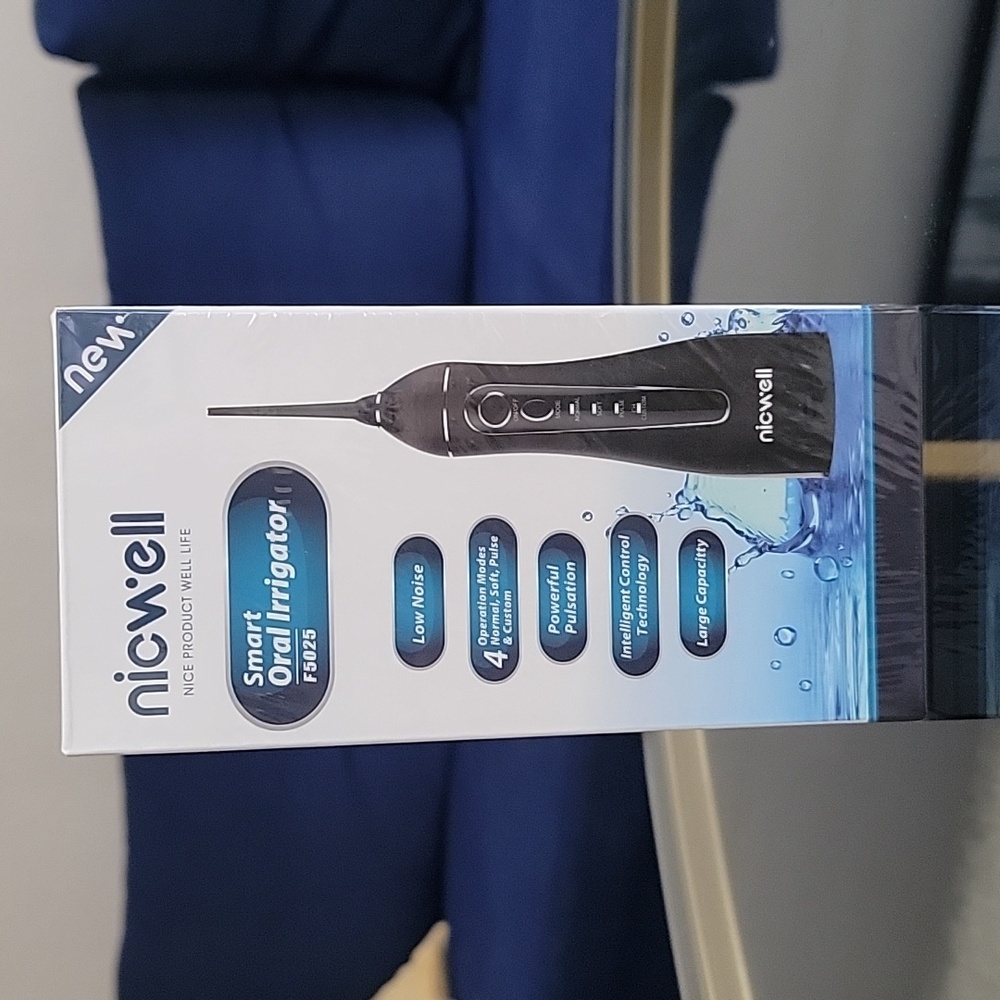 Water Dental Flosser Teeth Pick, Oral Irrigator, Color Black, Nicwell